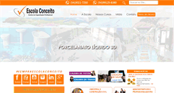 Desktop Screenshot of escolaconceito.com.br