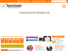 Tablet Screenshot of escolaconceito.com.br